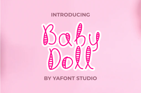 Baby Doll: The Sweet Handwritten Font for Campaign Design
