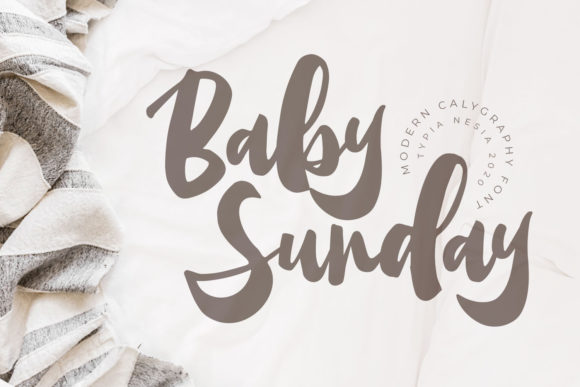 Baby Sunday: A Bold Handwritten Typeface for Modern Editorial Design
