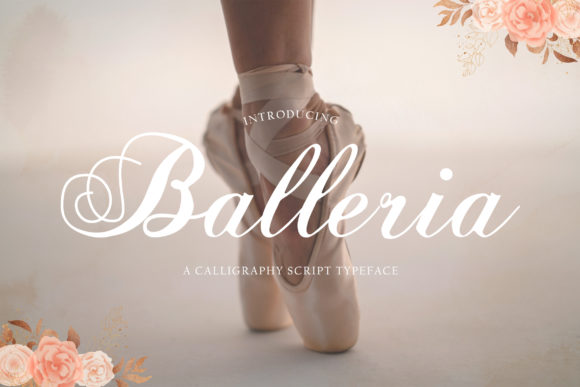 Balleria: The Classy Script Font for Elegant Brand Campaigns