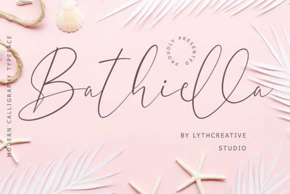 Bathiella: The Elegant Handwritten Font for Modern Branding