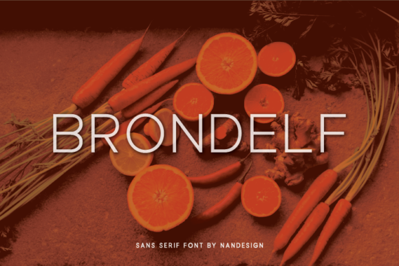Brondelf: A Modern Sans Serif Typeface for Creative Makers