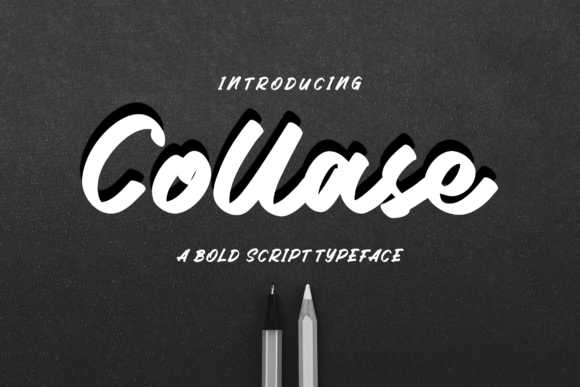 Collase: The Bold Script Font for Authentic Brand Identity