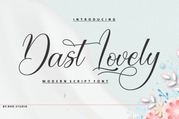 Dast Lovely: A Smooth Handwritten Typeface for Editorial Design