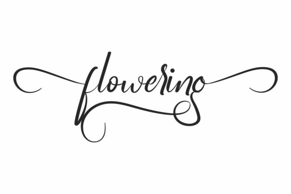 Flowering: The Elegant Handwritten Font for Branding