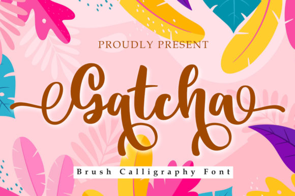 Gatcha: A Fresh Handwritten Typeface for Modern Branding