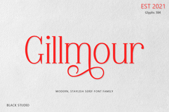 Gillmour: The Elegant Serif Font for High-Impact Campaigns