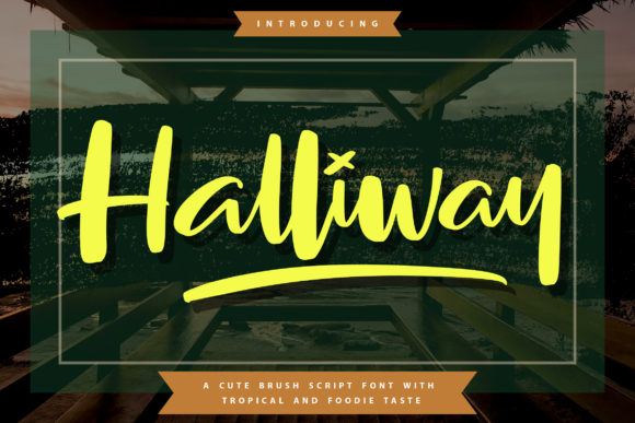 Halliway: The Bold Handwritten Font for Campaign Success