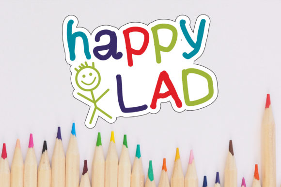Happy Lad: The Perfect Handwritten Font for Your Creative Shop