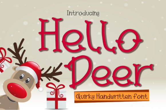 Hello Deer: A Quirky Handwritten Font for Creative Crafters