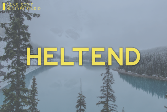 Heltend: The Bold Sans Serif Font for Handmade Branding