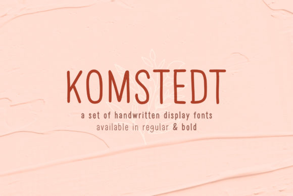 Komstedt: The Perfect Script Handwritten Font for Creative Makers