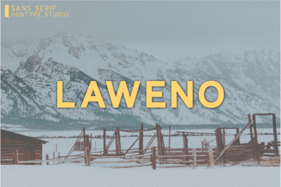 Laweno: The Bold Sans Serif Font for Professional Branding