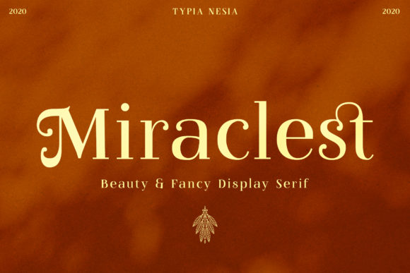 Miraclest: A Premium Serif Typeface for Handmade Branding