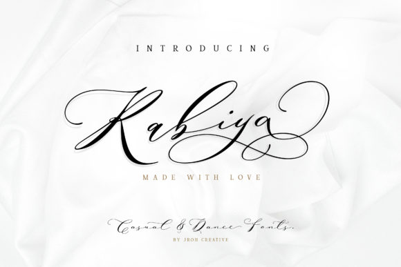 Rabiya: A Delicate Handwritten Font for Editorial Design