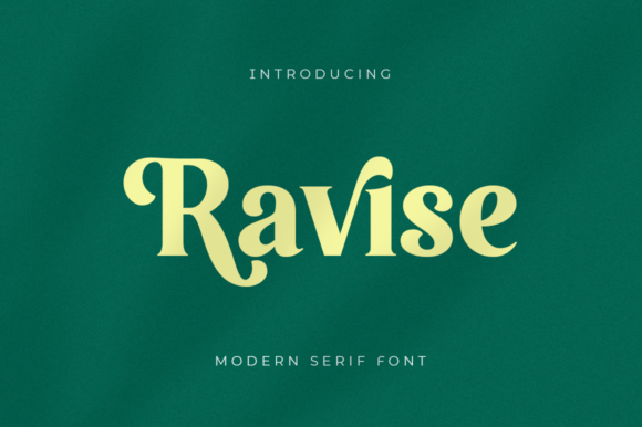 Ravise: The Modern Serif Font for Polished Brand Identity