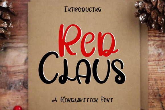 Red Claus: A Script Handwritten Font for Modern Digital Design