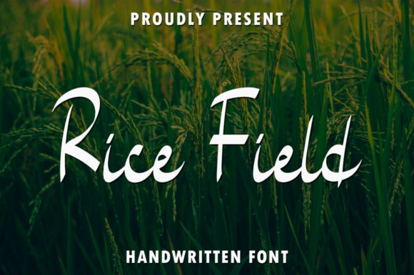 Rice Field: The Elegant Handwritten Typeface for Modern Campaigns