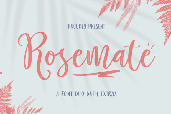 Rosemate: The Versatile Duo Font for Modern Business Branding