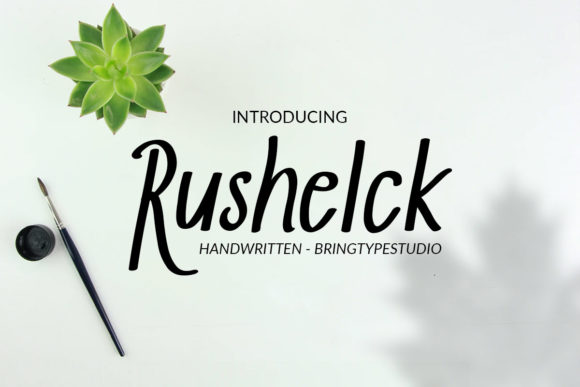 Rushelck: The Ultimate Script Handwritten Font for Creative Projects