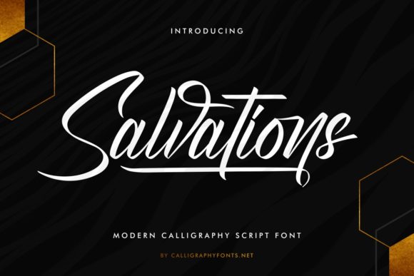 Salvations: The Elegant Handwritten Font for Modern Web Design