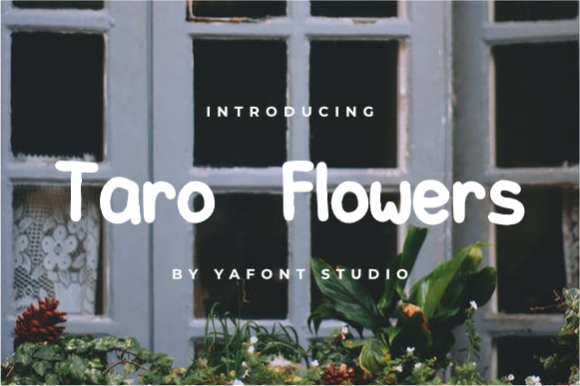 Taro Flowers: A Chunky Handwritten Typeface for Modern Web Design