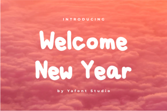 Welcome New Year: A Quirky Handwritten Font for Editorial Design