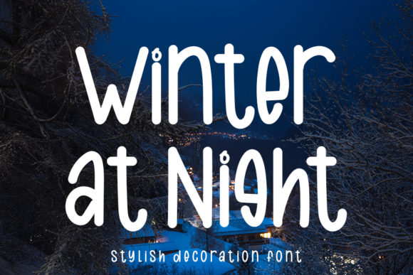 Winter at Night: A Handwritten Typeface for Authentic Branding