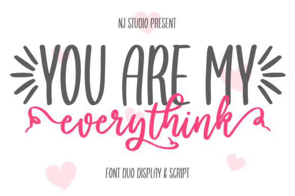 You Are My Everythink: A Relaxed Duo Font for Modern Branding